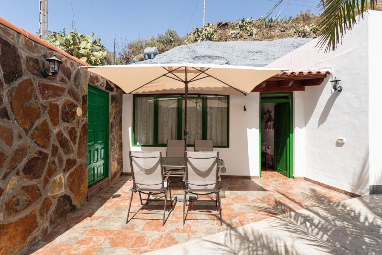 Sunset Views Terrace 2Br Cave House - Parking Villa Santa Brígida Exteriör bild