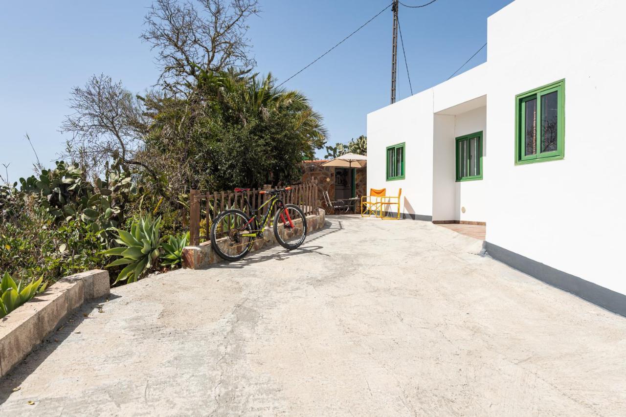Sunset Views Terrace 2Br Cave House - Parking Villa Santa Brígida Exteriör bild