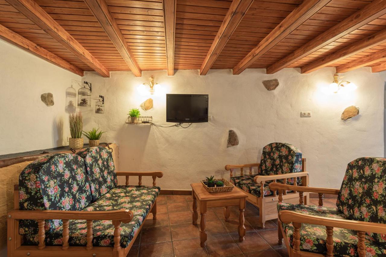 Sunset Views Terrace 2Br Cave House - Parking Villa Santa Brígida Exteriör bild